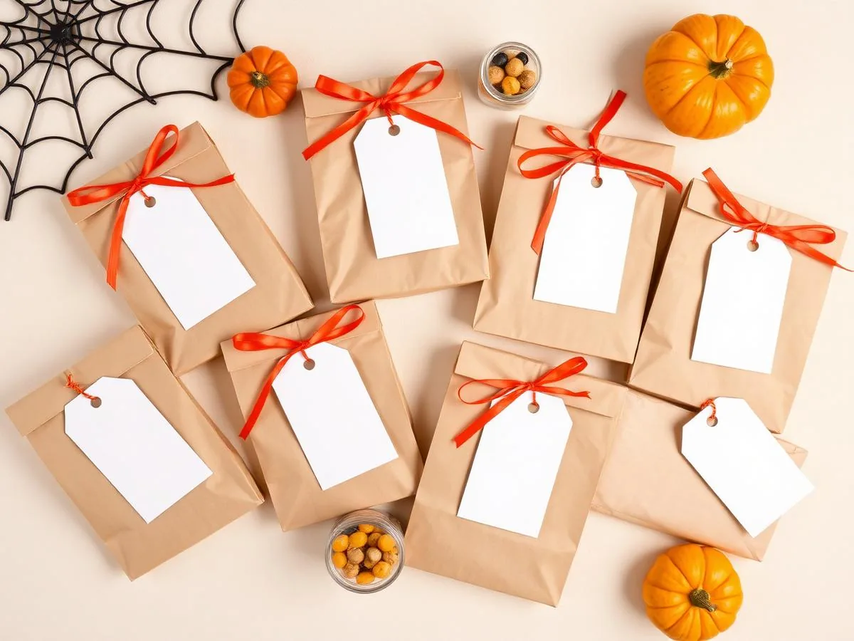 Saquinhos e embalagens para lembrancinhas de Halloween