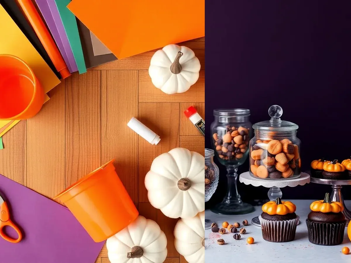 Tags e materiais de papelaria para personalizar lembrancinhas de Halloween